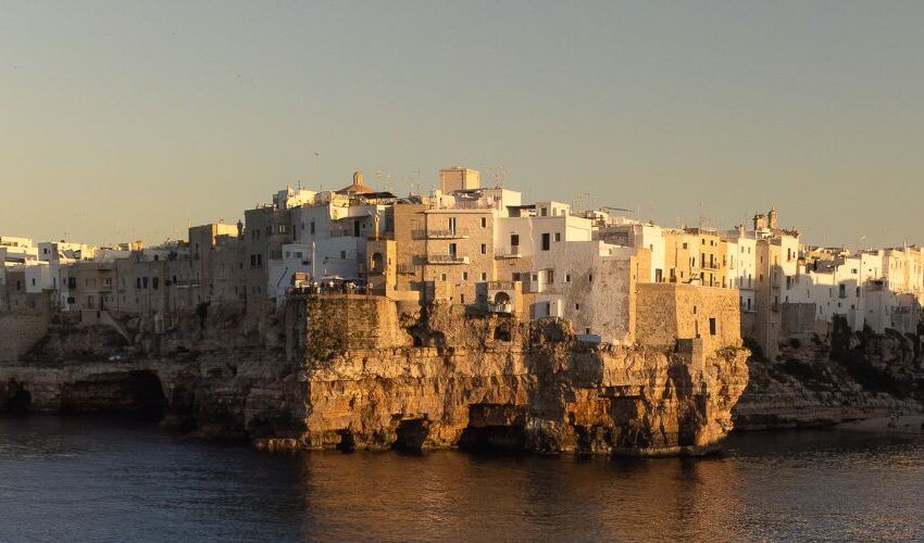 Polignano a MAre al tramonto