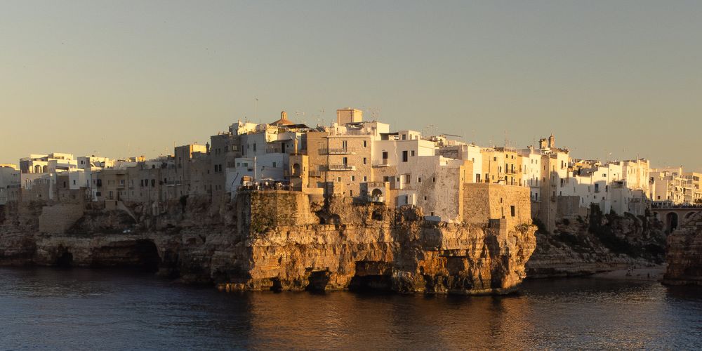 Polignano a MAre al tramonto