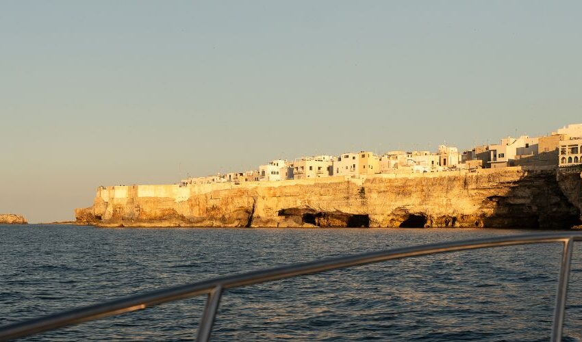 Vista dalla barca durante il nostro tour privato al tramonto