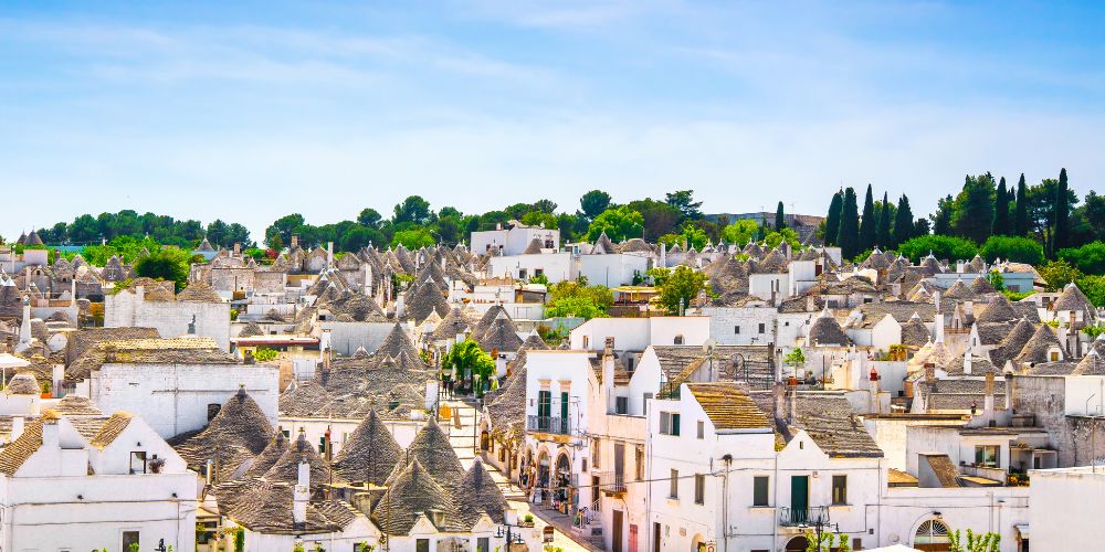 Panoramica trulli di Alberobello