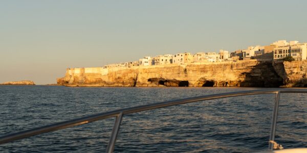 Vista dalla barca durante il nostro tour privato al tramonto