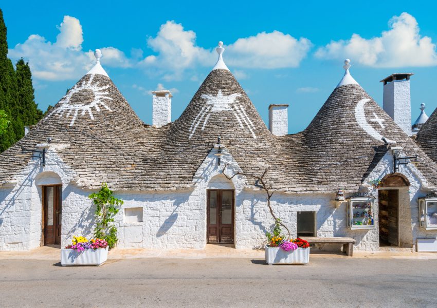 I famosi trulli di Alberobello