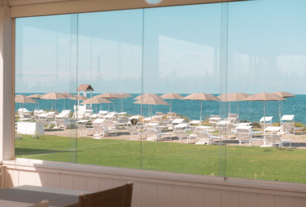 Visuale dall'interno dell'Egnazia Beach Club