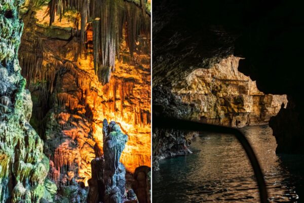 Collage tour tra le grotte Terra e Mare