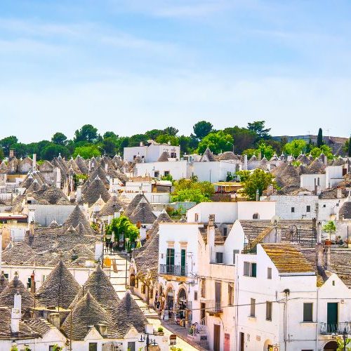 Panoramica trulli di Alberobello