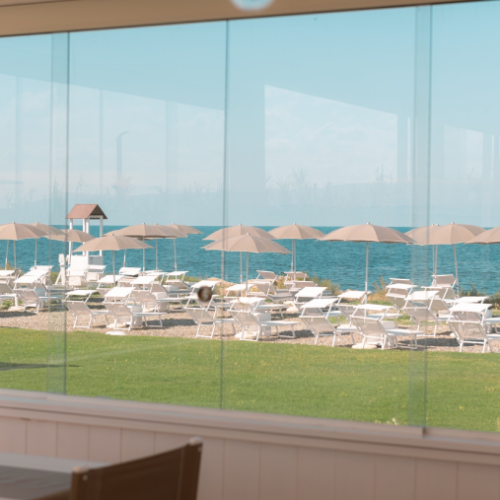 Visuale dall'interno dell'Egnazia Beach Club